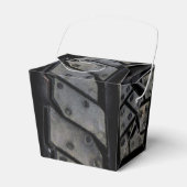 Rubberbandstijl automobieltextiel bedankdoosjes (Voorkant Zijde)