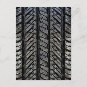 Rubberbandstijl automobieltextiel briefkaart