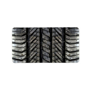 Rubberbandstijl automobieltextiel etiket
