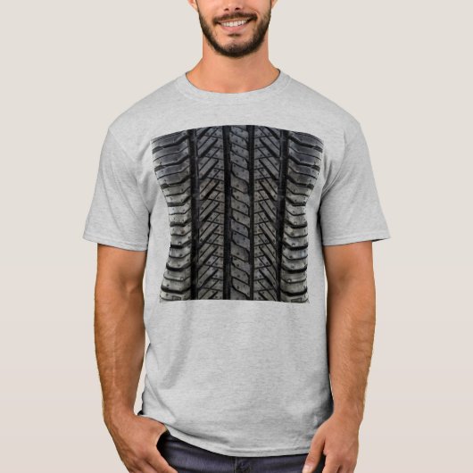 Rubberbandstijl automobieltextiel t-shirt (Voorkant)