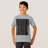 Rubberbandstijl automobieltextiel t-shirt (Voorkant volledig)