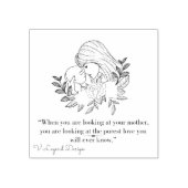 Rubberblokken en inkt voor MOEDERDAG Rubberstempel (Afrduk)