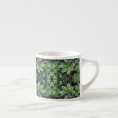 Rubberboom Blad Patroon Espresso Kop (Rechts)