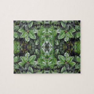 Rubberboom Blad Patroon Legpuzzel