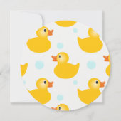 rubberducky babydoucheuitnodigingen kaart (Voorkant)