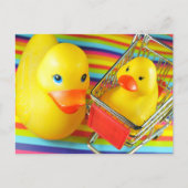 Rubbereend Briefkaart (Voorkant)