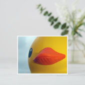 rubbereend briefkaart (Staand voorkant)