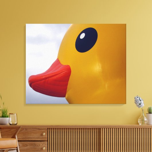 rubbereend canvas afdruk (Insitu (Woonkamer))