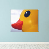 rubbereend canvas afdruk (Insitu (Houten vloer))