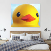 rubbereend canvas afdruk (Insitu (Slaapkamer))