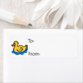 rubbereend etiket (Insitu)