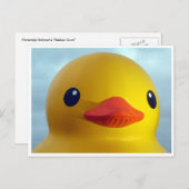 rubbereend glimlach briefkaart (Voorkant / Achterkant)