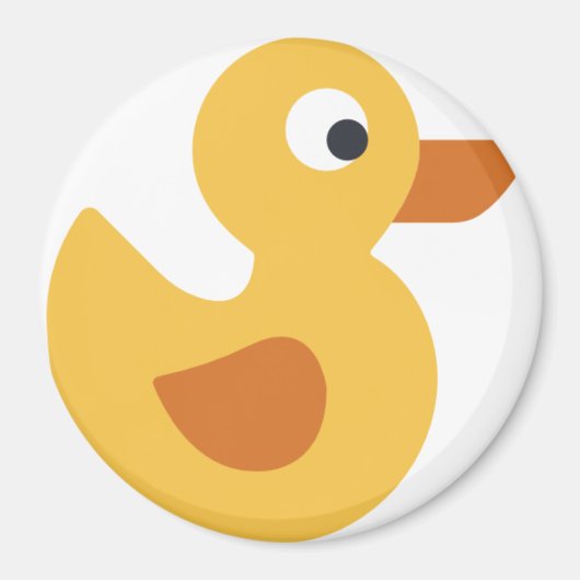 rubbereend magneet (Voorkant)