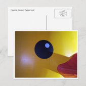 rubbereend oog briefkaart (Voorkant / Achterkant)