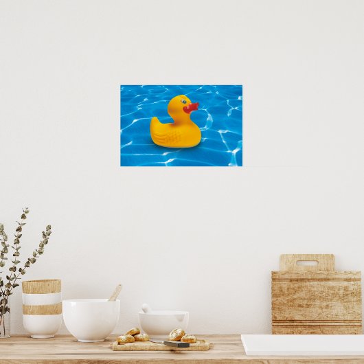rubbereend poster (Keuken)