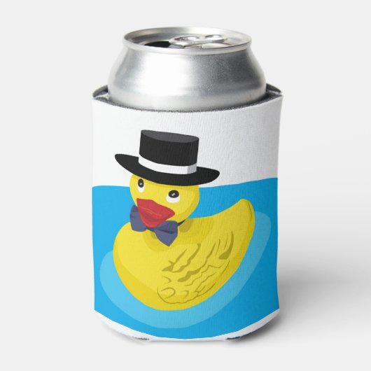 rubbereendje blikjeskoeler (Blikje Voorkant)