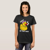 Rubberen eend Bling eend kwack eerste rubberen een T-shirt (Voorkant volledig)