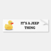 Rubberen eend bumpersticker (Voorkant)