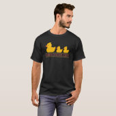 Rubberen eend kostuum Leuke eend Rubber eend beman T-shirt (Voorkant volledig)