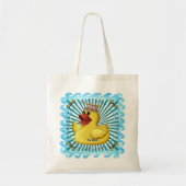 Rubberen Eend met Mutsske  Tote Bag (Voorkant)
