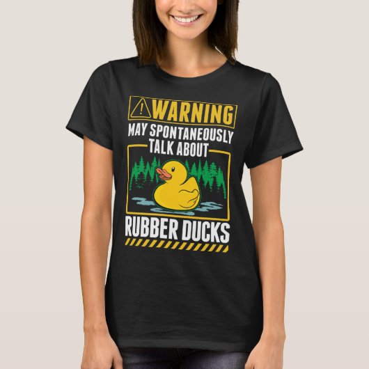 Rubberen eend piepend eend eend badeend 1 t-shirt (Voorkant)