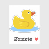 Rubberen Eend Sticker (Vel)