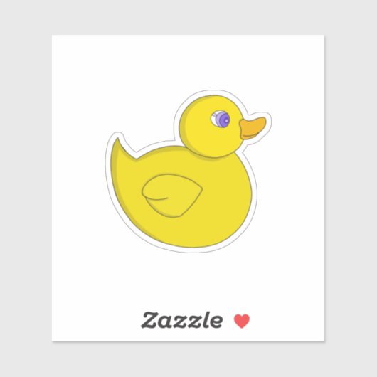 Rubberen Eend Sticker (Vel)
