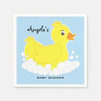 Rubberen eendekuiken Baby showers servetten