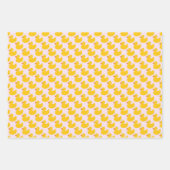 Rubberen eenden die patronen matchen inpakpapier vel (Voorkant)