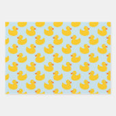 Rubberen eenden die patronen matchen inpakpapier vel (Voorkant)