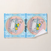 rubberen eendenbad handdoek (Handdoek)