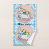 rubberen eendenbad handdoek (Handdoek)