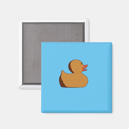 rubberen eendenkoelkastmagneet magneet (Voorkant / Achterkant)