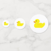 rubberen eendenpartij confetti (Voorkanten)