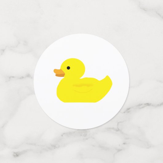 rubberen eendenpartij confetti (Kleine voorkant)