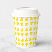 rubberen eendenpatroon papieren bekers (Links)