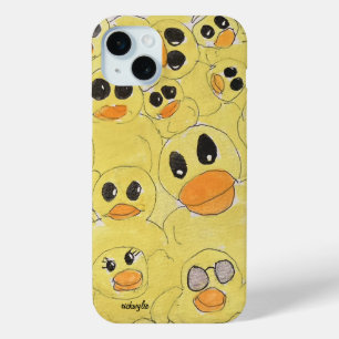 Rubberen Eendjes iPhone 15 Mini Hoesje