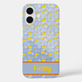 Rubberen eendjes en bellen patroon Case-Mate iPhone case (Achterkant)