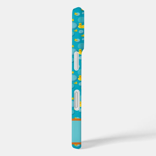 Rubberen eendjes en bellen patroon Case-Mate iPhone case (Achterkant / Rechts)