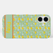 Rubberen eendjes en bellen patroon Case-Mate iPhone case (Achterkant (horizontaal))