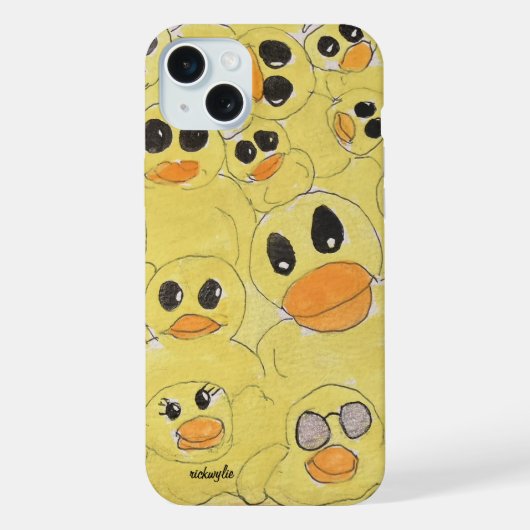 Rubberen Eendjes iPhone Hoesje (Achterkant)