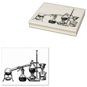 rubberen kunststempel chemieset rubberstempel (Gestempeld)