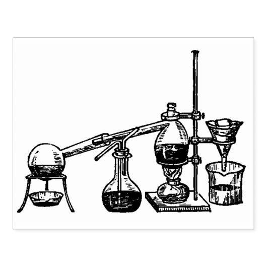  rubberen kunststempel chemieset rubberstempel (Afrduk)