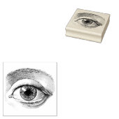  rubberen kunststempel links van de vrouw rubberstempel (Gestempeld)