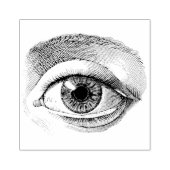  rubberen kunststempel links van de vrouw rubberstempel (Afrduk)