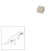 Rubberen stempel met Tyrannosaurus (Gestempeld)