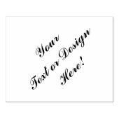  rubberen stempel - Uw ontwerp toevoegen (Afrduk)