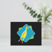 rubberkip briefkaart (Staand voorkant)