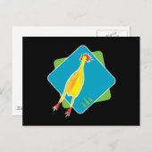 rubberkip briefkaart (Voorkant / Achterkant)