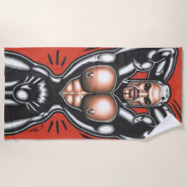 Rubberkleding aan de Gym Strandlaken